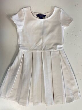 Polo Ralph Lauren Pleated Tennis Dress White 5